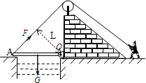 2010巴南区二模古代护城河上安装的吊桥可以看成一个以o为支点的杠杆