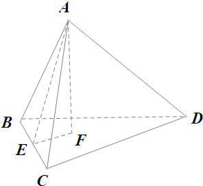 (2012浙江模拟)如图是各条棱长均为2的正四面体的三视图,则正(主)视图