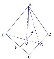 正四面体abcd中ef分别为bdbc的中点则ab与ef所成的角为