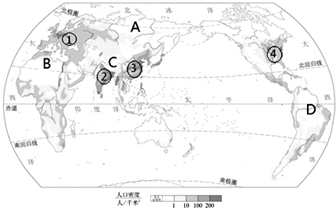 初中地理世界人口的分布_地理人口分布思维导图(3)