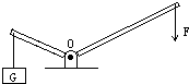 如图,o是杠杆的支点,画出力f的力臂,并用字母l标明.