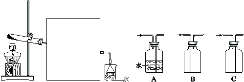 (2)实验室常用如下图所示装置制取并收集氨气