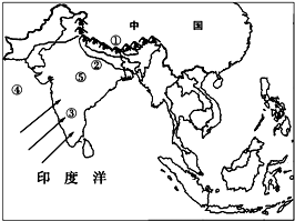 南亚面积图片