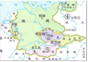 结合所学可知①1936年,德军开进莱茵非军事区③1938年春,德国吞并