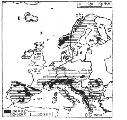 欧洲西部地形特征是(2)图中0°c等温线走向大致呈—青夏教