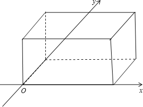 用斜二侧画法补画下面的图形使之成为长方体的直观图虚线表示被遮住的