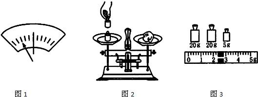 小明同学在用天平测物体质量的实验中,首先取来托盘天平放在水平桌面