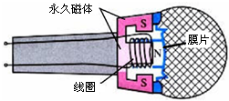 动圈式话筒结构简图图片