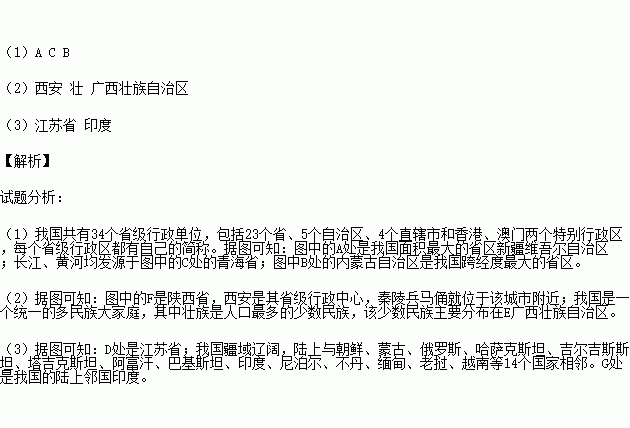 我国常住人口最多的省区和最少的省区(2)