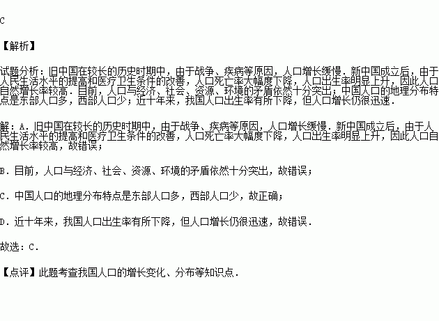 关于人口问题的叙述 正确的是_关于人口问题的图片