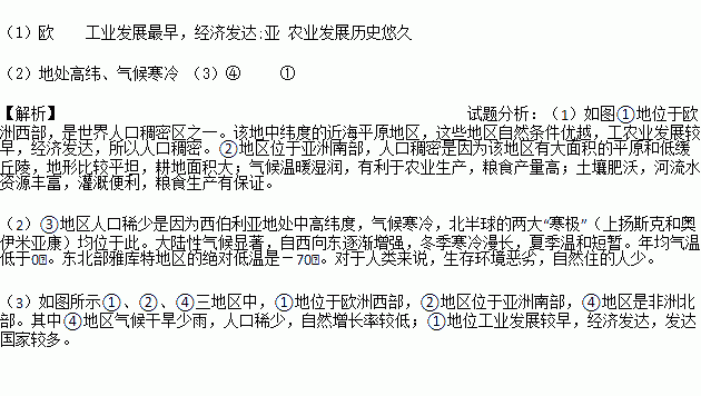 亚洲西部人口稀疏的原因_人口稀疏图片(2)