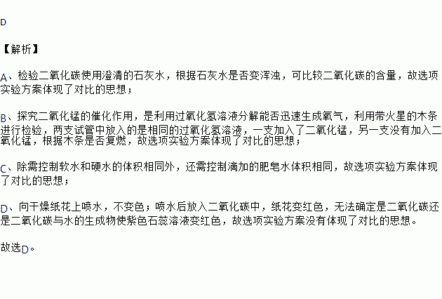 設計對比實驗是實驗探究的重要方法.