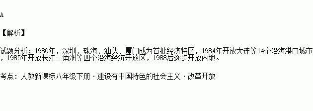 逐渐形成了一个全方位多层次宽领域的对外开放格局