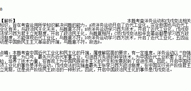 洋务运动中国的经济总量_洋务运动