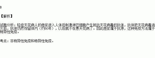 早在10世纪,我国就有人将轻症的天花病人的痘浆接种到健康人身上,以