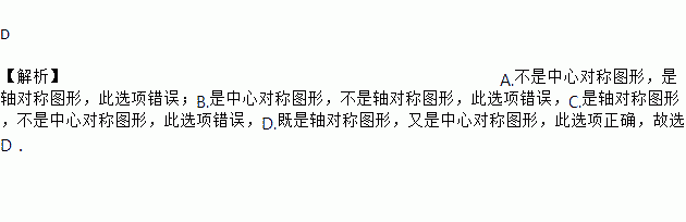 下列圖形中既是軸對稱圖形又是中心對稱圖形的是