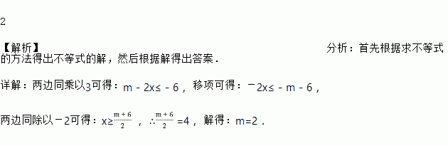 關於x的一元一次不等式