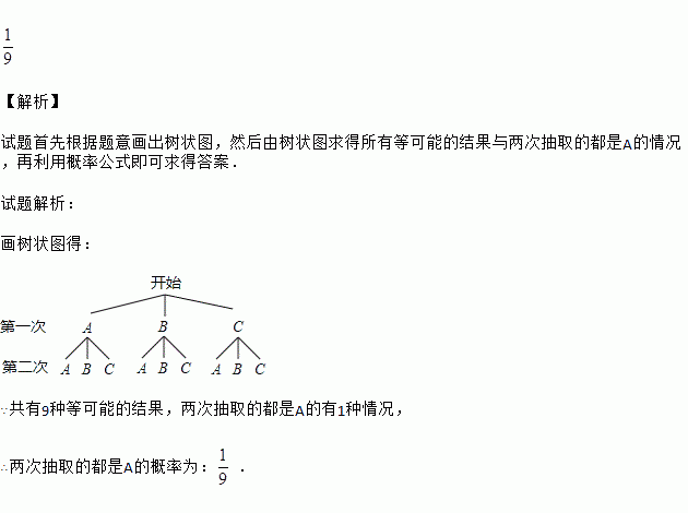 树状图法求概率题目图片