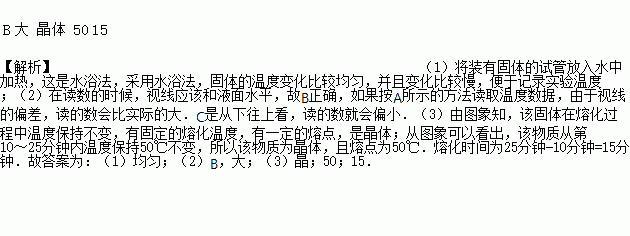 小鋒同學利用如圖所示的裝置做探究物質的熔化和凝固實驗時