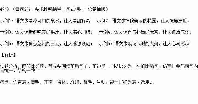 成语像什么排比句_成语故事简笔画