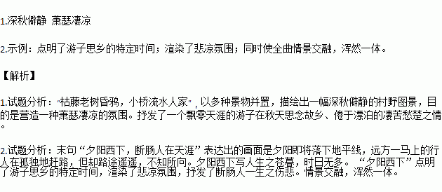 枯藤老树昏鸦简谱_枯藤老树昏鸦图片(3)