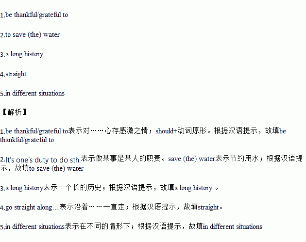 完成句子:根據所給漢語意思.用單詞或短語完成下列英文句子.1.