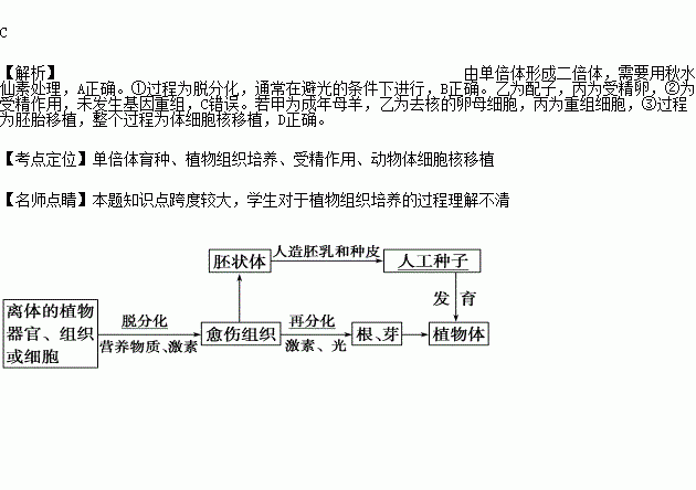 乙丙表示生物个体或结构①