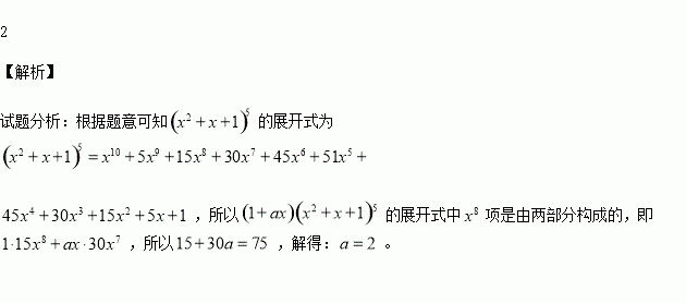 将三项式展开当时得到以下等式: 