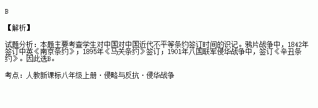 下列不平等條約.使中國半殖民地化程度逐步加深.