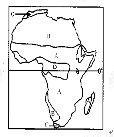 非洲地图 空白图片