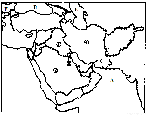西亚北非地图手绘图片