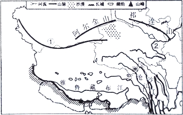 据此完成下列青藏地区空白图青藏地区青藏高原地图三江源示意图青藏