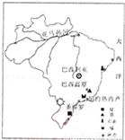 1.巴西的重工业主要分布在东南沿海的原因.不包括)a.