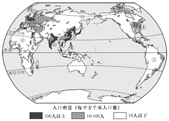 世界人口分布原因_世界人口分布