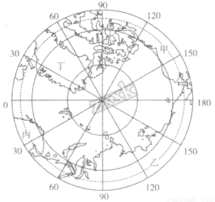 北极地区地图简图图片