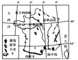 欧洲西部人口密度_读 欧洲西部气候图 和 人口密度图 .回答问题. 1 写出图中字(3)