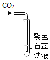 co2能溶于水 bco2能使紫色石蕊试液变红cco2能与氢氧化钠反应 d