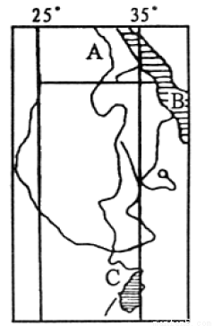 二战时期中国人口_在甲图所示板块边界区域,可能形成的地表形态为 A.东非裂谷