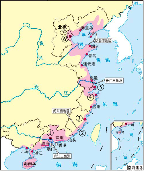 (解析版) 题型:选择题 从沿海到内地是近现代中国走向世界的共同特征
