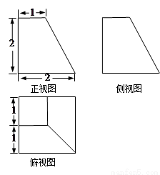 正四棱台的三视图图片