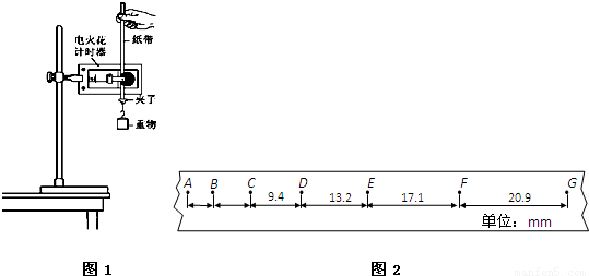 某同学用如图1所示的装置来研究自由落体运动