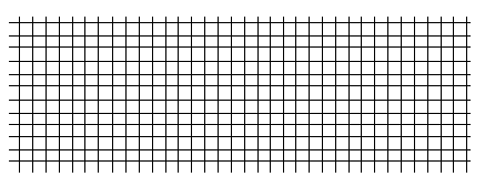 在下面格子图上画一个长方形