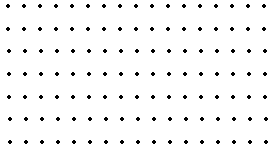 在下面的点子图上画一个直角,一个锐角和一个钝角
