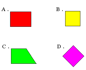 下面的图形_________是正方形.