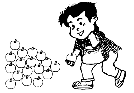 一堆苹果有46个,平均分给8个孩子,每个孩子分到多少个?还剩多少个?
