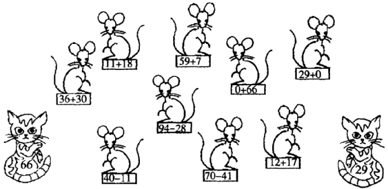 猫捉老鼠简笔画步骤图片