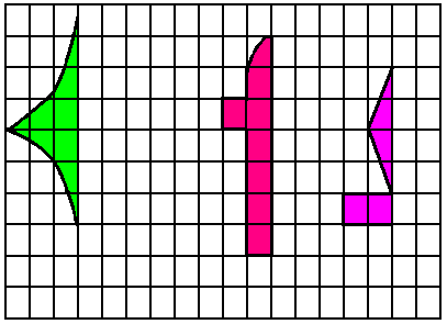 格子对称画半边图片