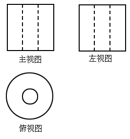 工程制图圆环三视图图片