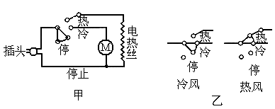 吹风机线路图图片