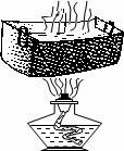 如图所示,某实验小组把盛有水的纸盒放在火焰上烧,做纸锅烧水实验